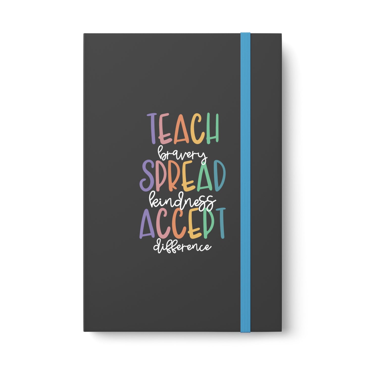 Teacher's Color Contrast Ruled Notebook