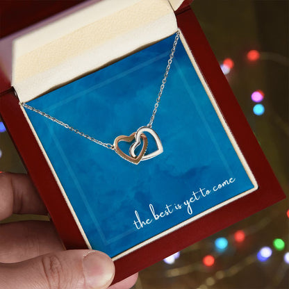 Interlocking Hearts Necklace - the best is yet to come