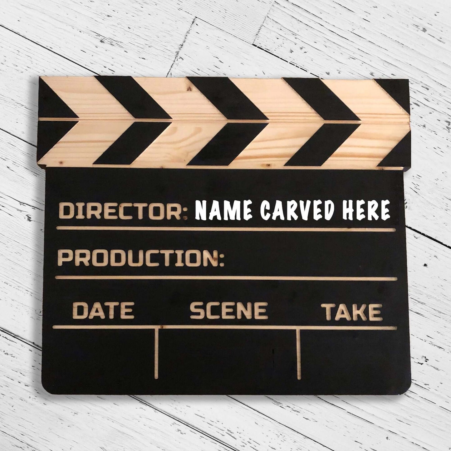 Customized Wooden Clapperboard Replica